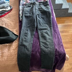 Madewell black skinny jeans